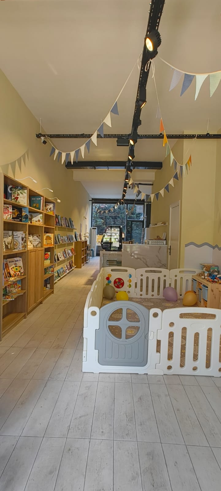 Giggles & Bloom indoor books and mini play corner